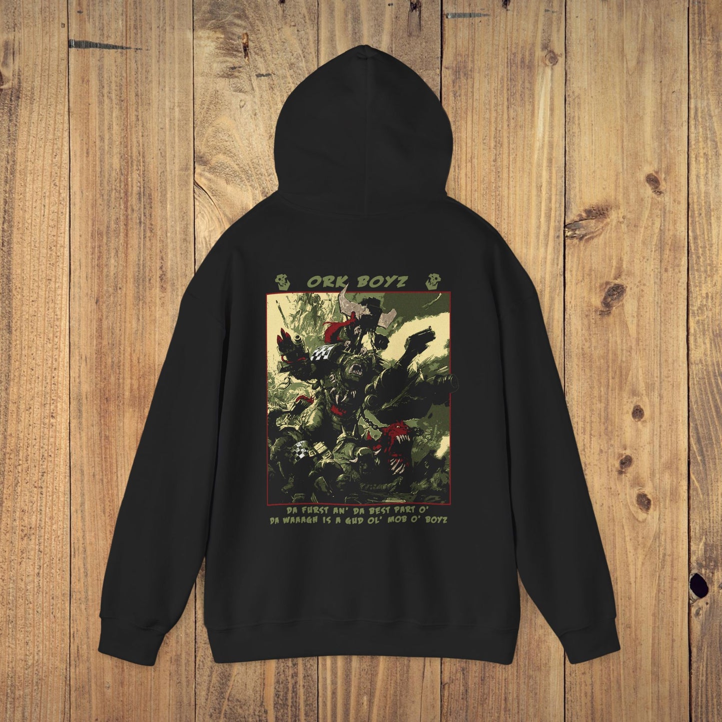 "Da best part o' da WAAAGH" hoodie