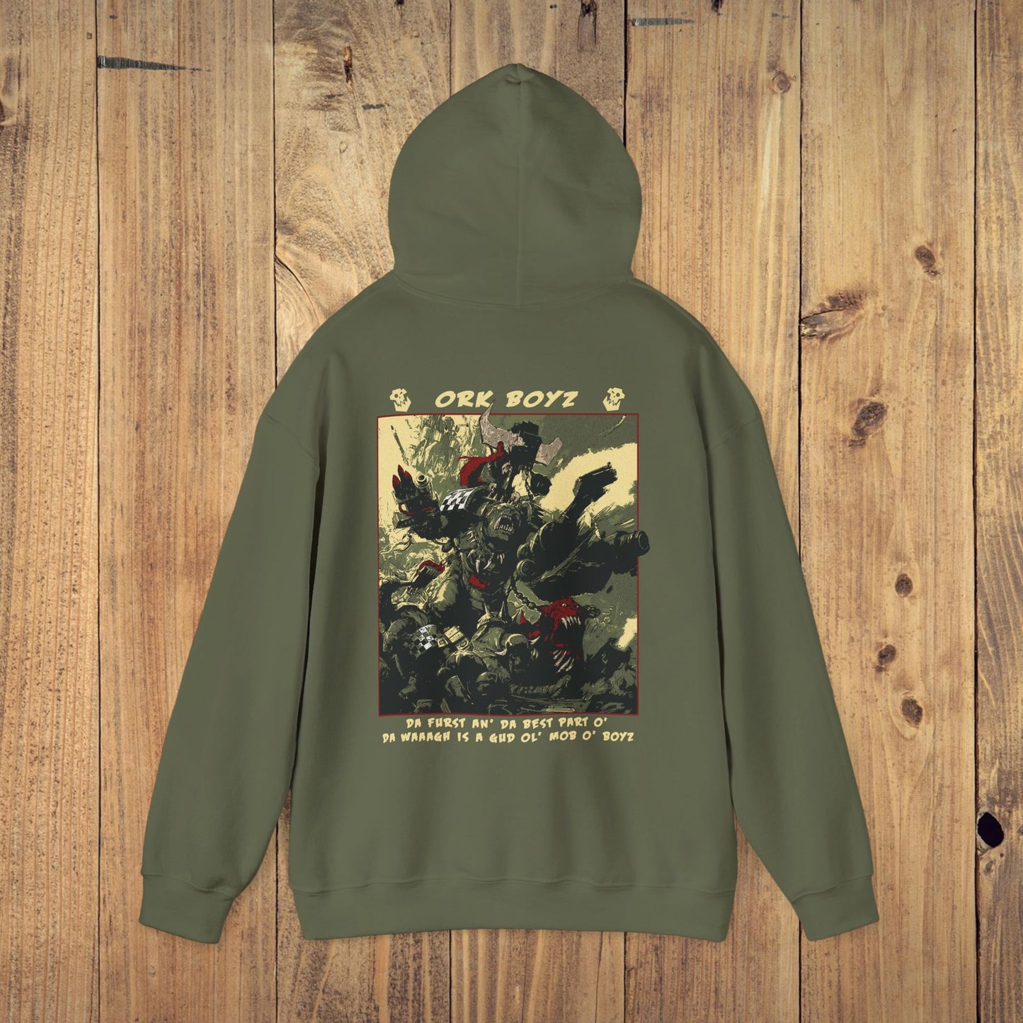 "Da best part o' da WAAAGH" hoodie
