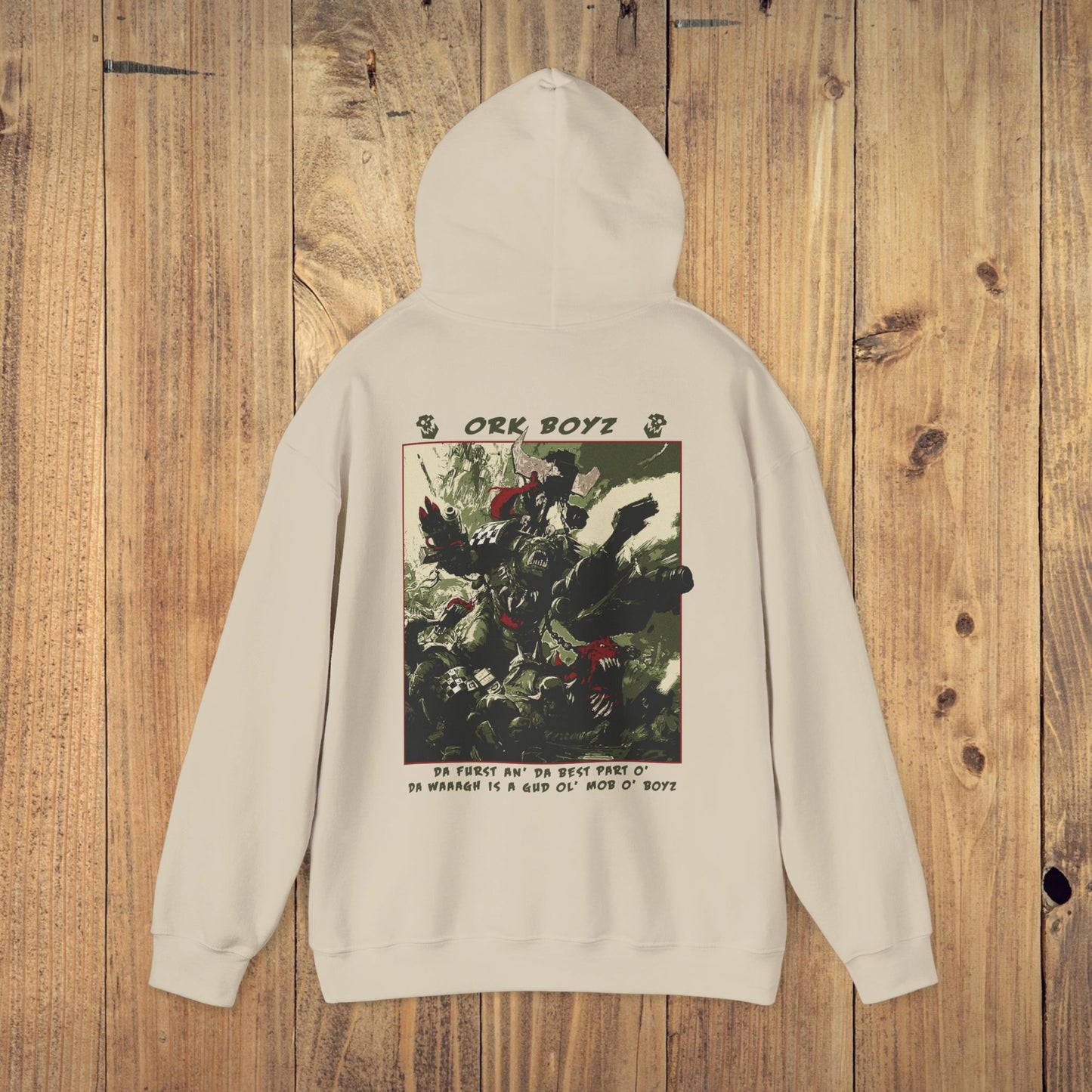 "Da best part o' da WAAAGH" hoodie