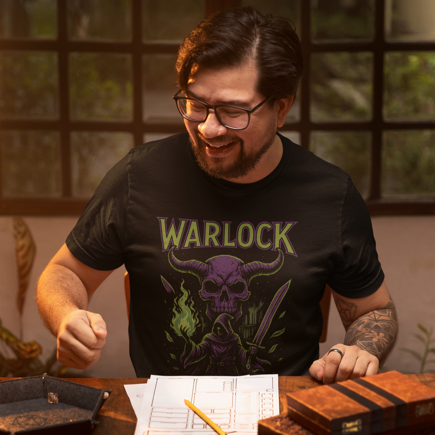 "Warlock D&D" T-Shirt