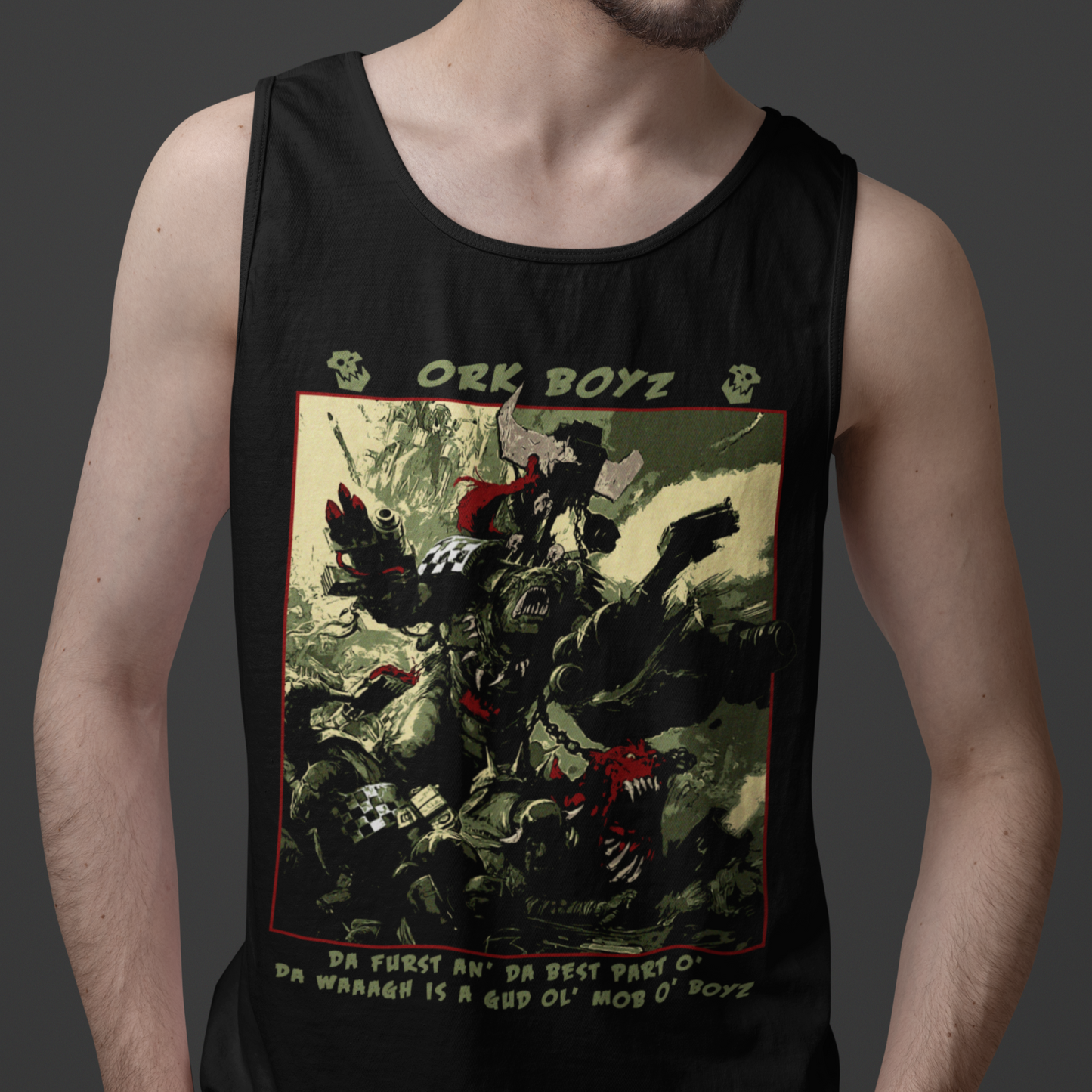 "Da best part o' da WAAAGH" Tank Top