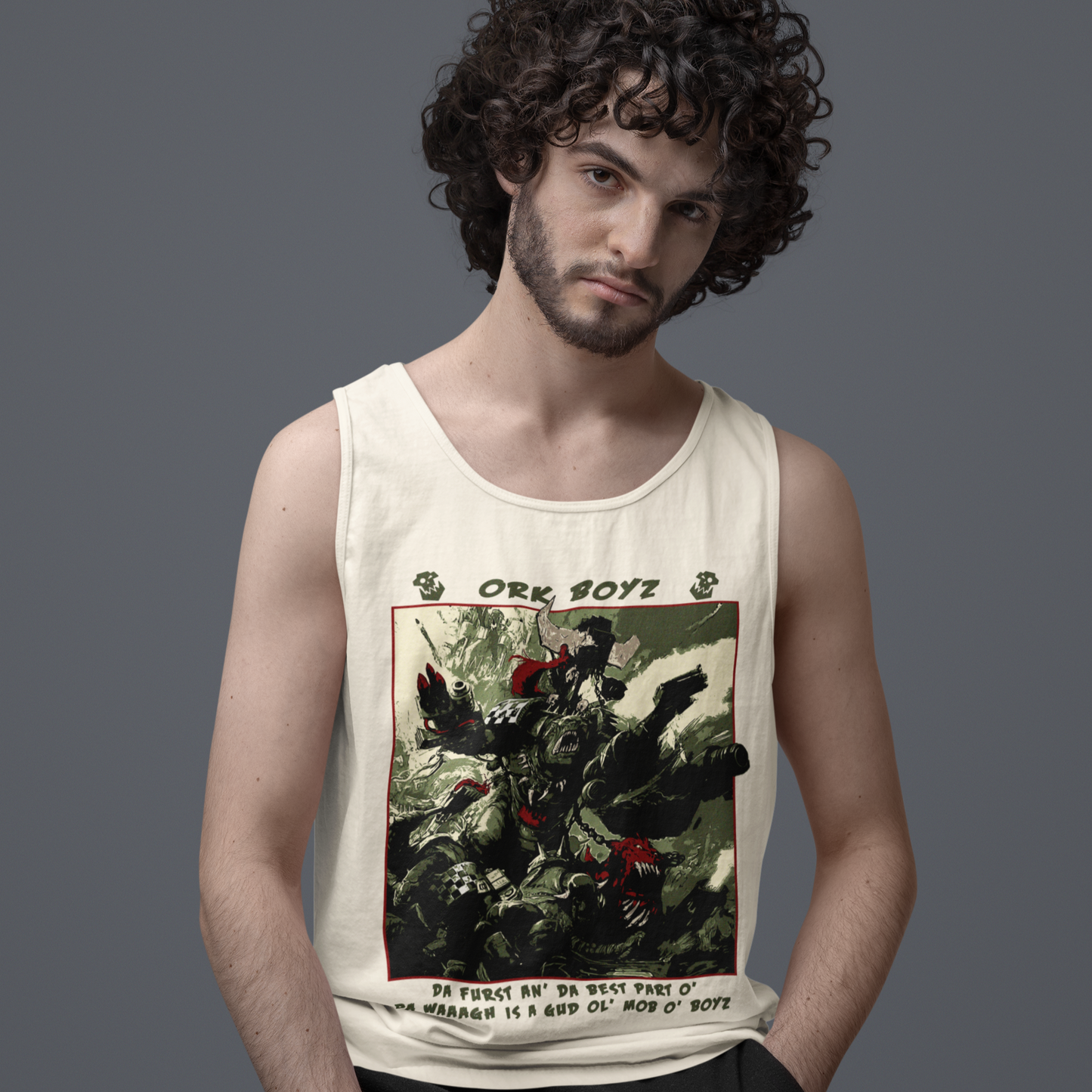 "Da best part o' da WAAAGH" Tank Top