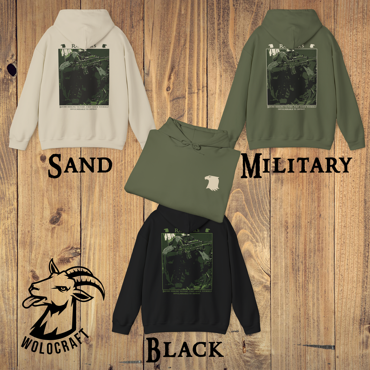 "Make Yourself Invulnerable to Defeat" Hoodie