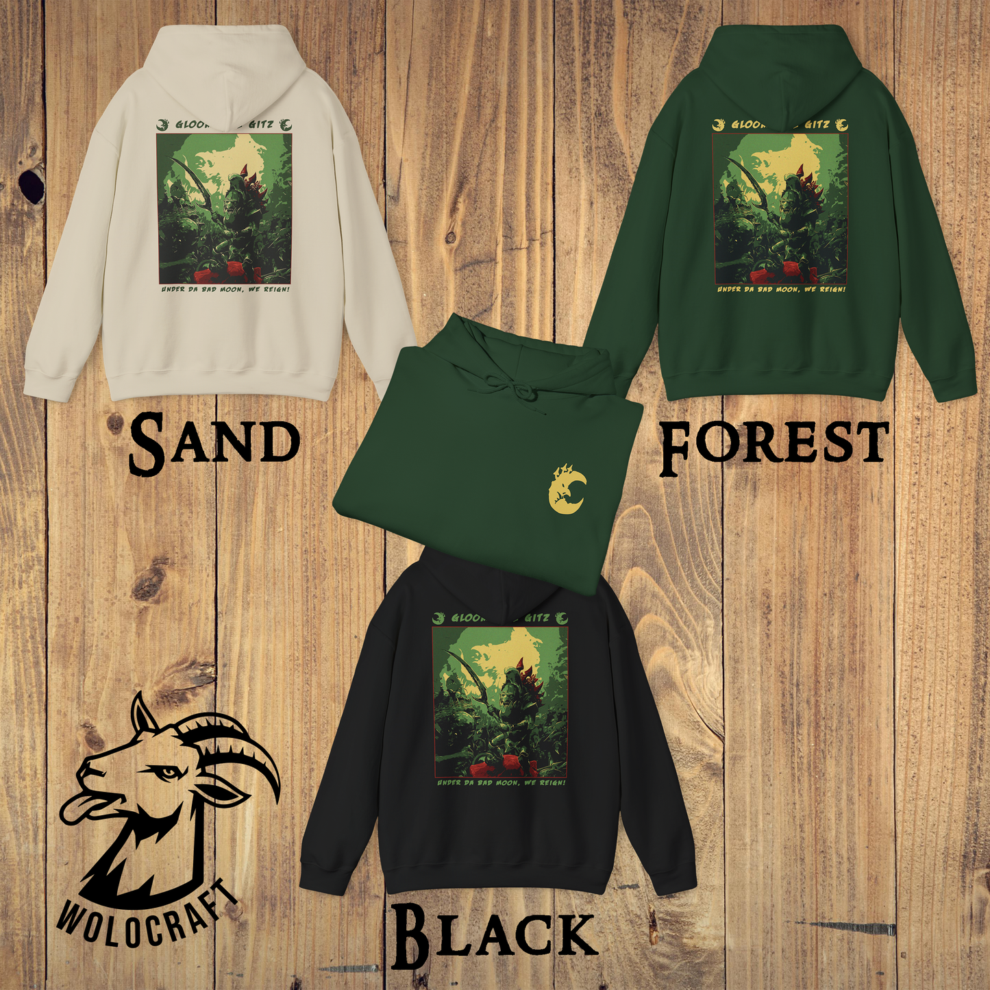 "Under Da Bad Moon" Hoodie