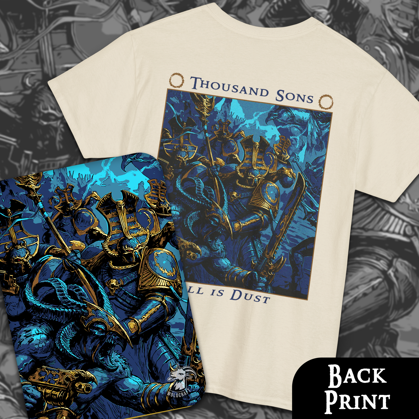 Thousand Sons - All is Dust | Back Print T-Shirt