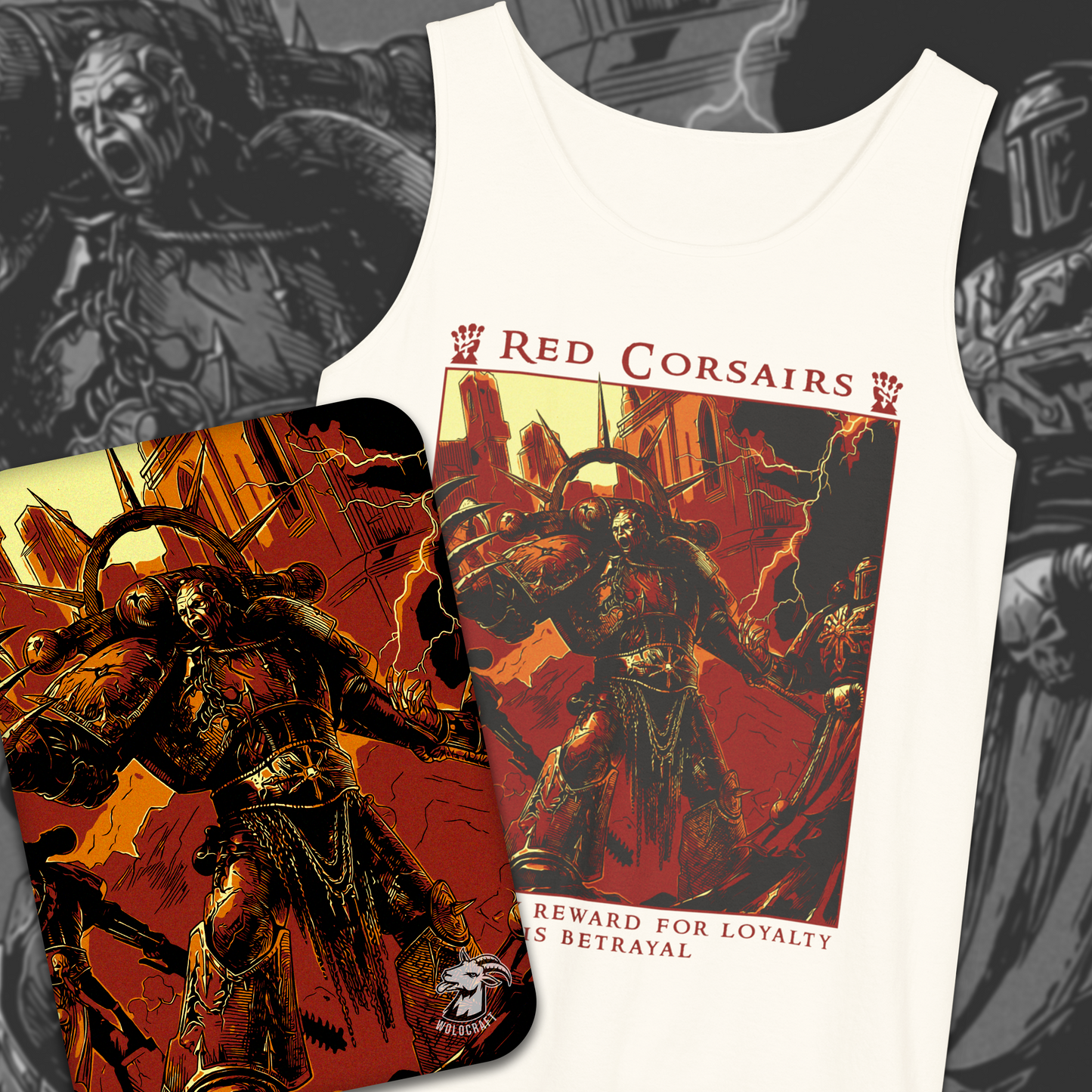Red Corsairs Warhammer 40k | Tank Top