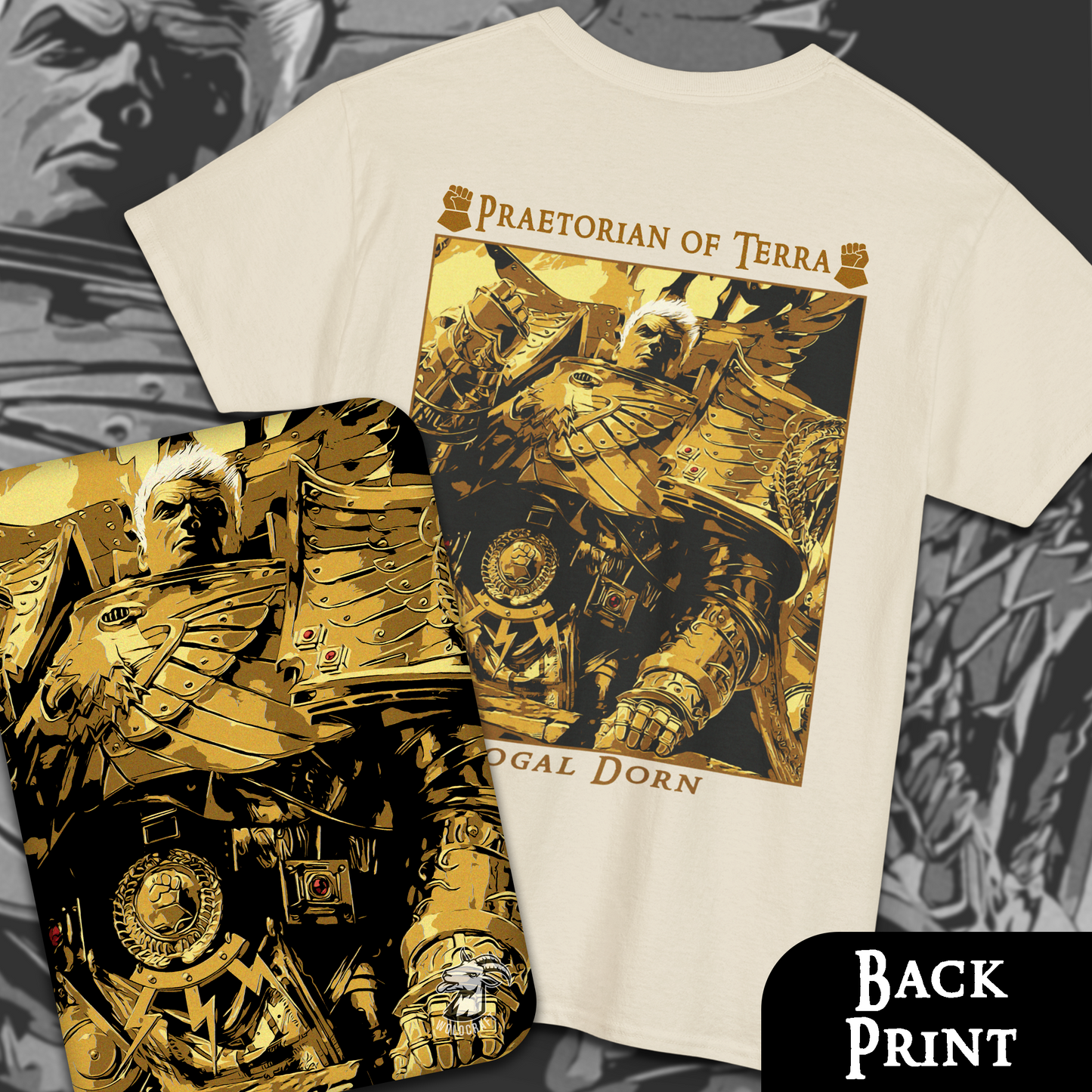 Rogal Dorn - Imperial Fists | Back Print Tank Top