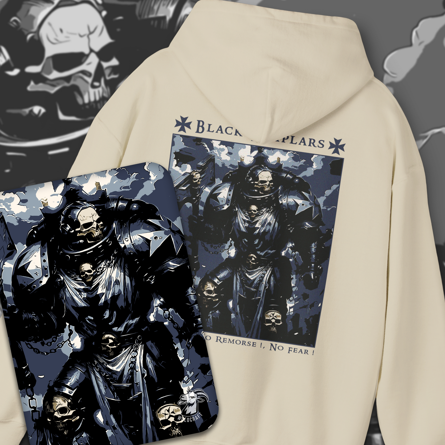 Black Templars - No Pity, No Remorse, No Fear | Hoodie