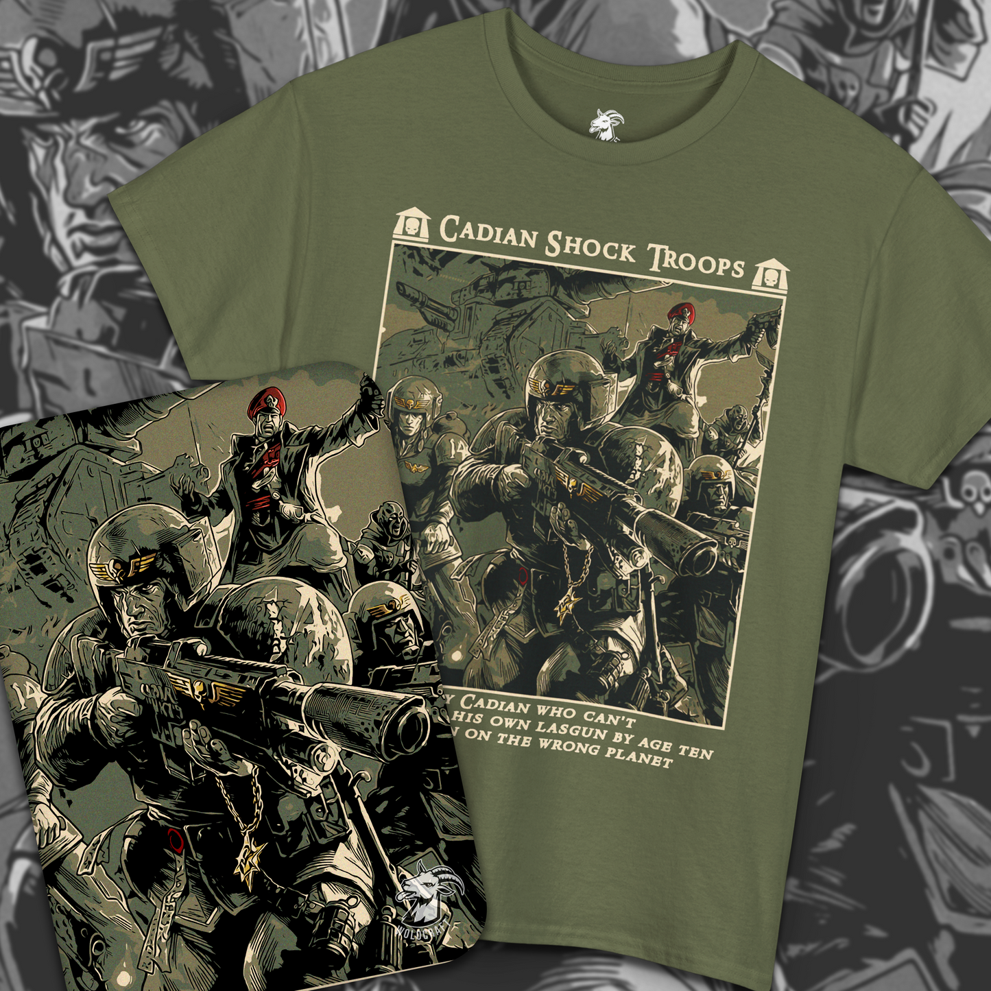 Cadian Shock Troops - Astra Militarum | T-Shirt