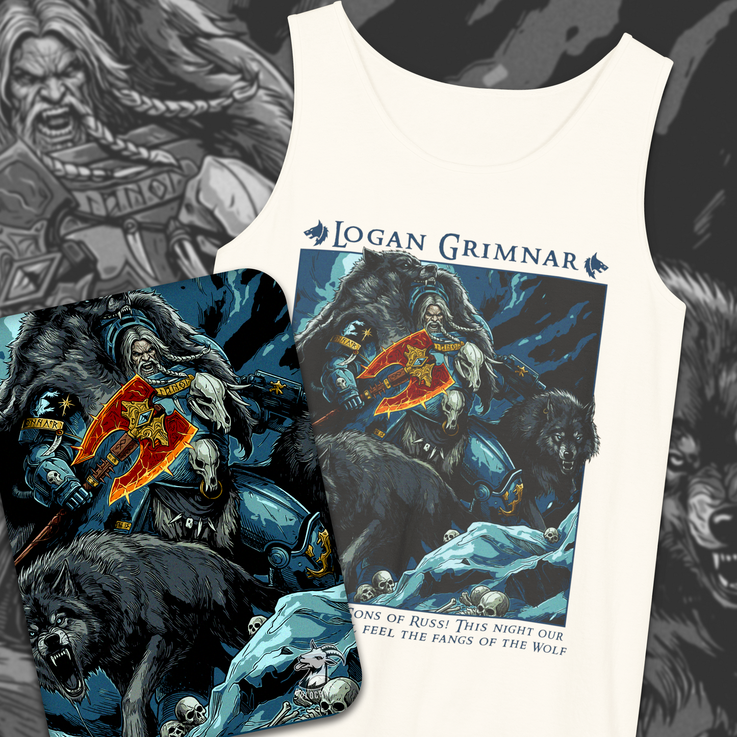 Logan Grimnar - Space Wolves | Tank Top