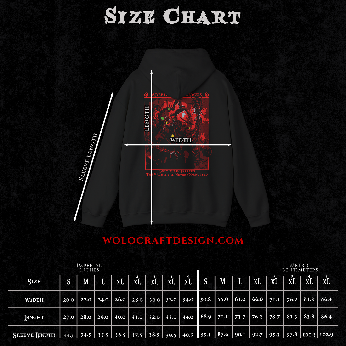 "Only Flesh Falters" Hoodie