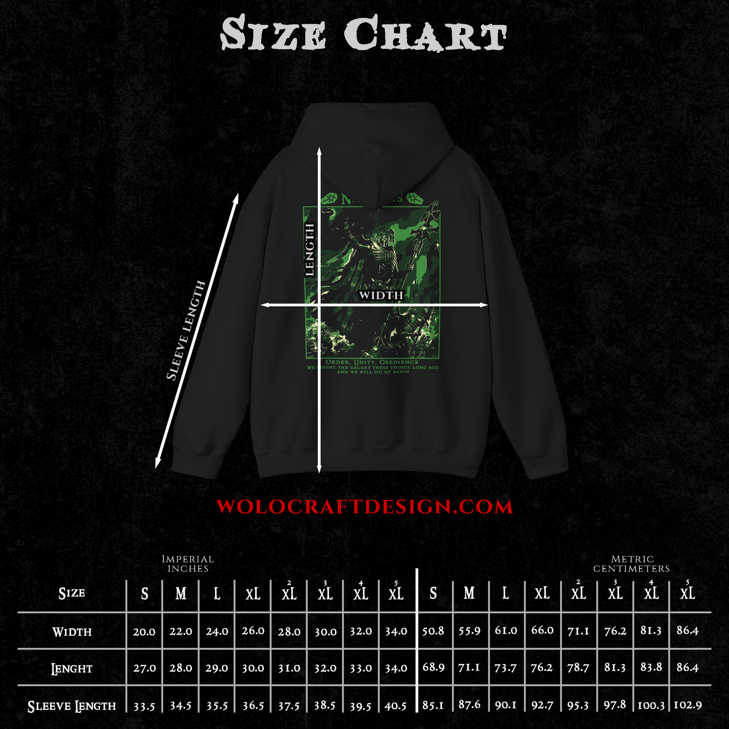 "Order, Unity, Obedience" Hoodie