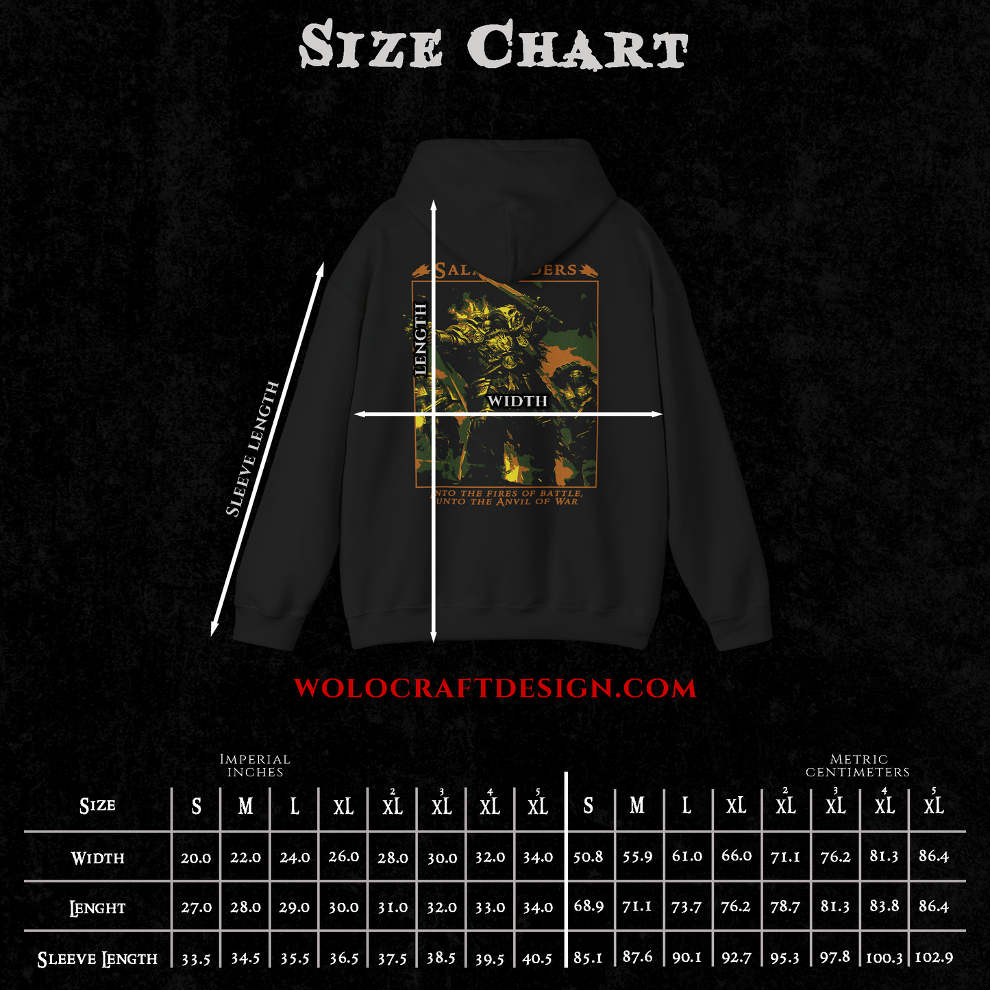 "Unto The Anvil of War" Hoodie