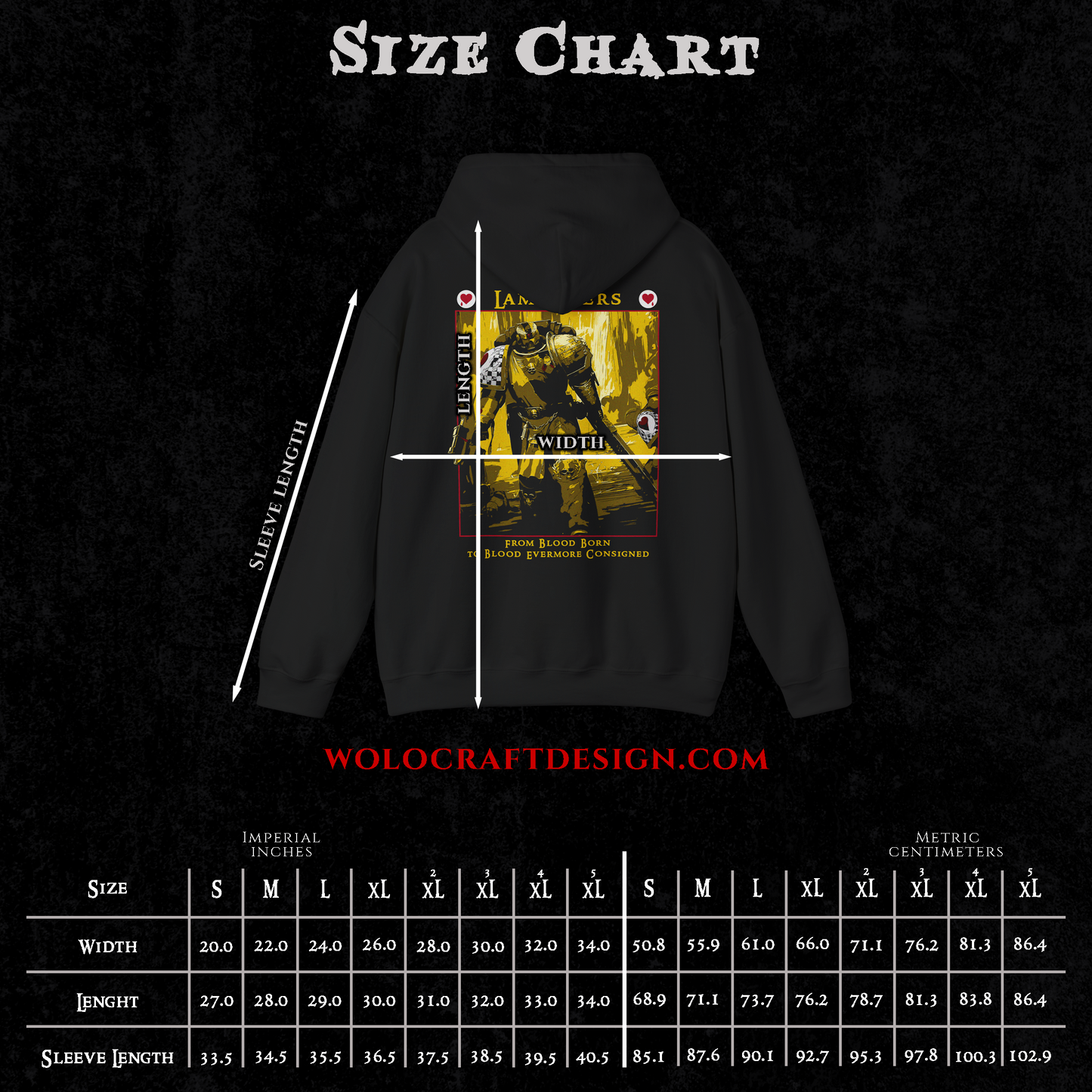 "From Blood Born" Hoodie
