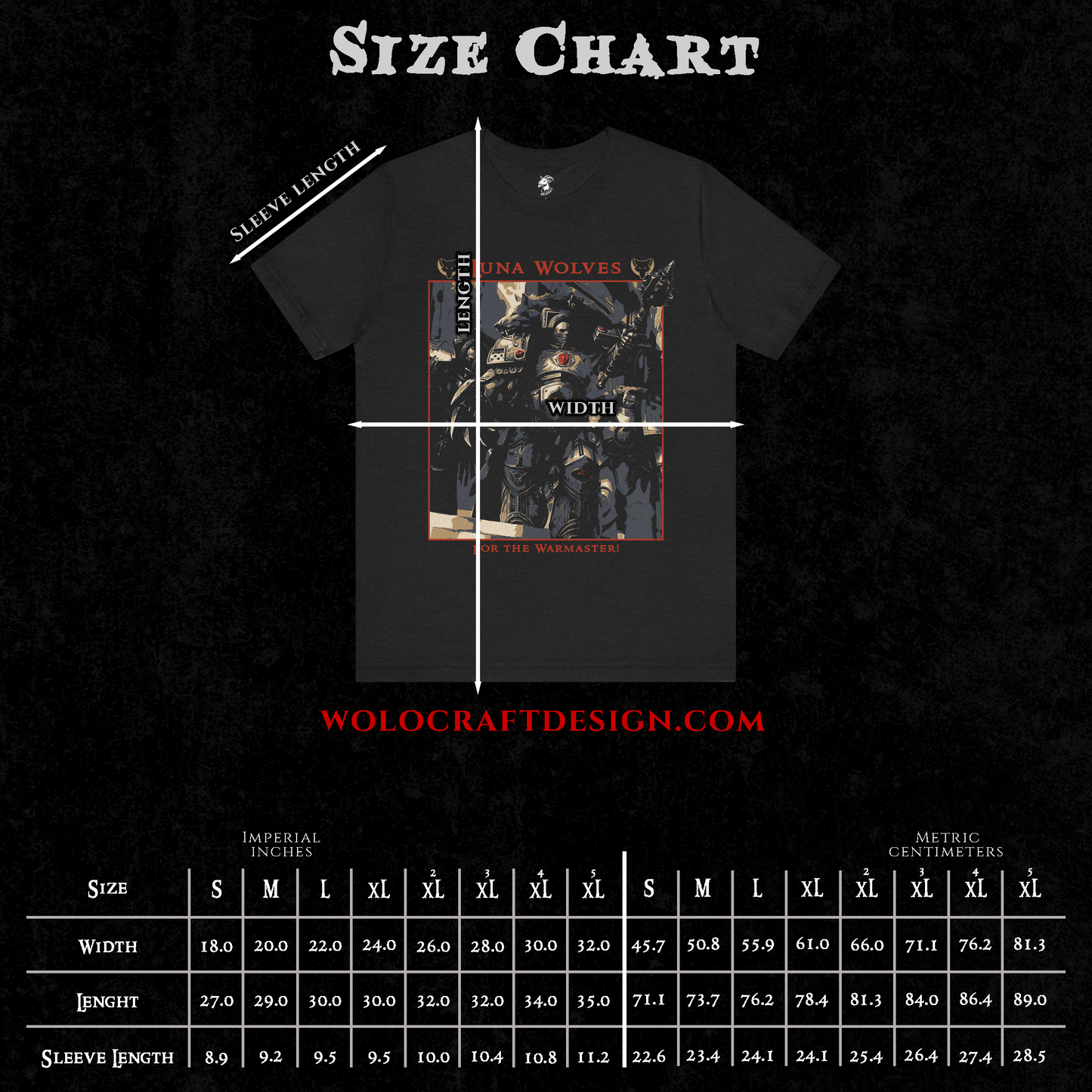 "For The Warmaster" T-Shirt