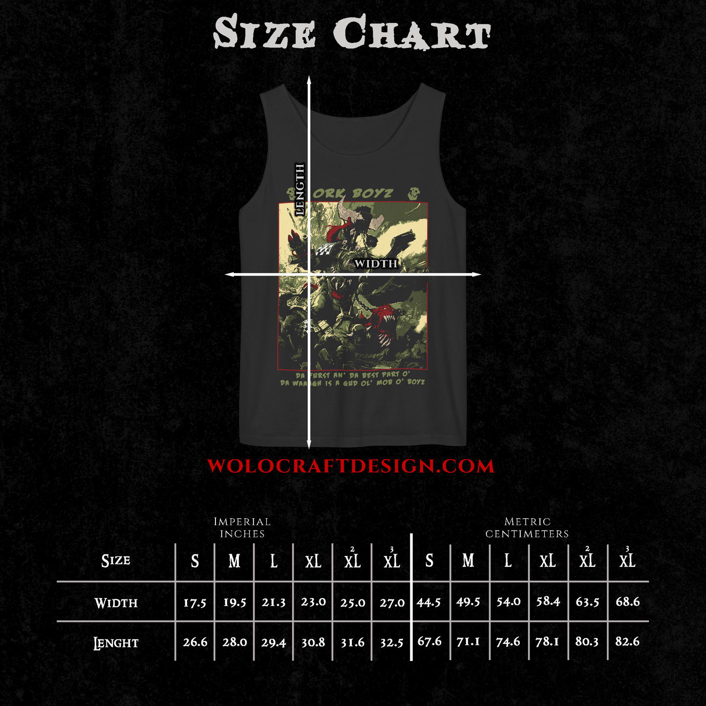 "Da best part o' da WAAAGH" Tank Top