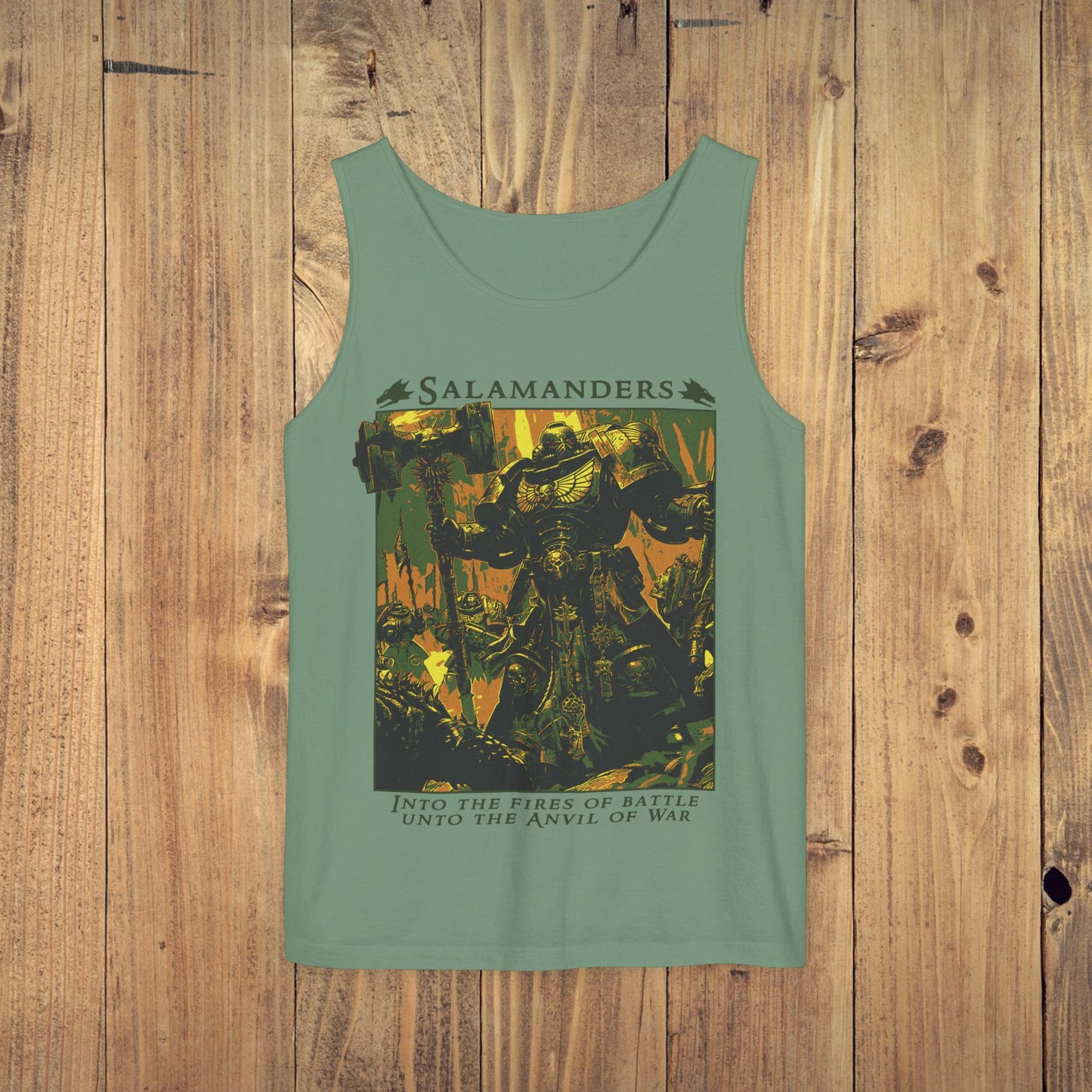 "Into The Fires Of Battle" Tank Top