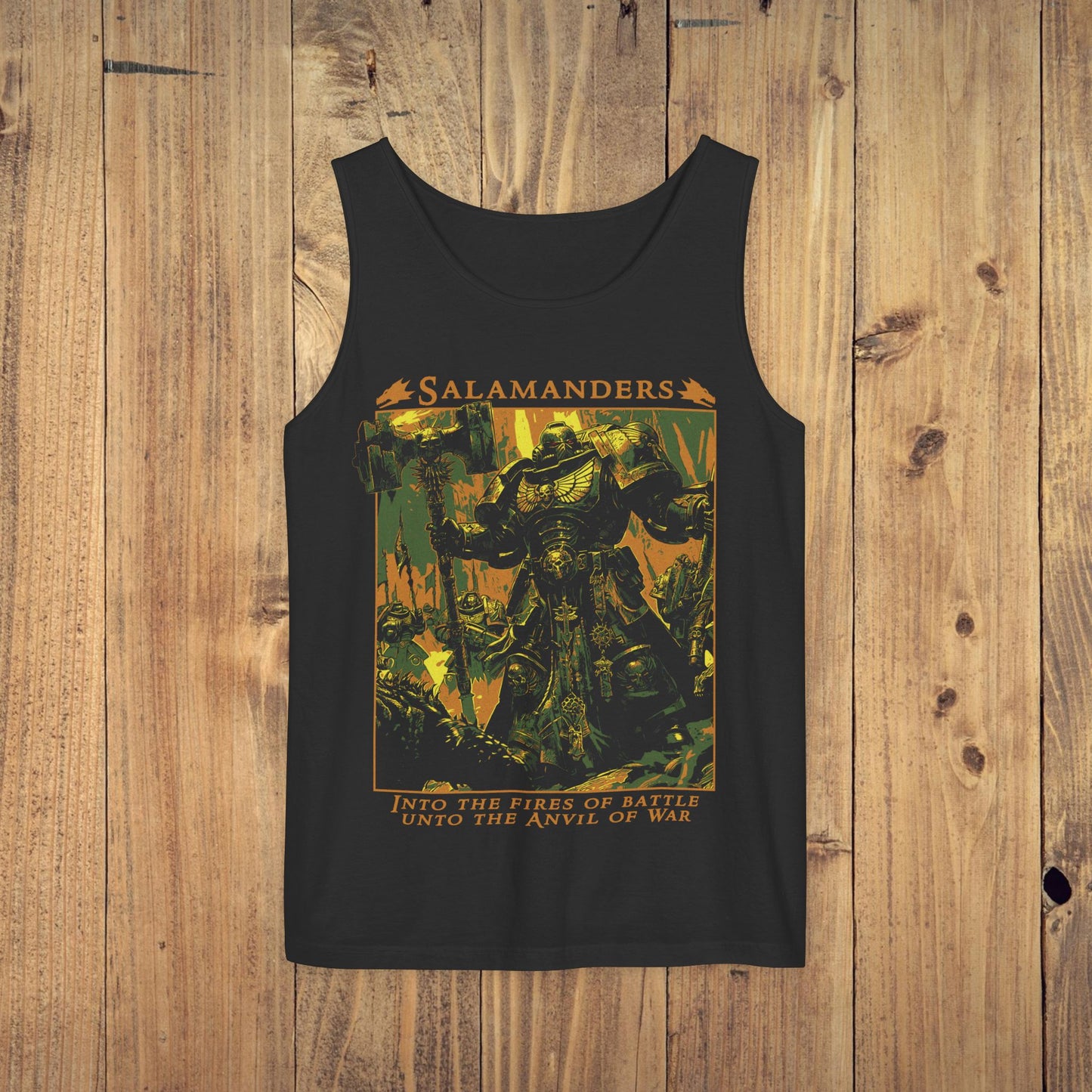 "Into The Fires Of Battle" Tank Top