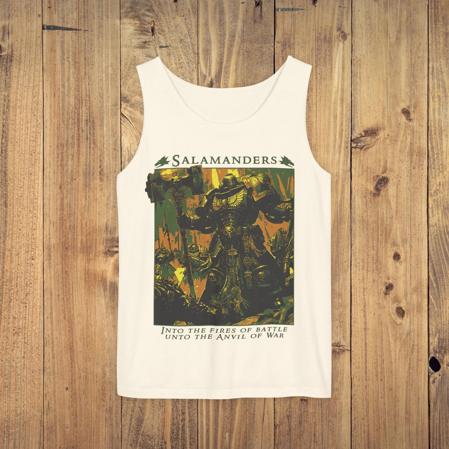 "Into The Fires Of Battle" Tank Top