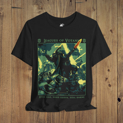 "Luck has, Need keeps, Toil earns" T-Shirt