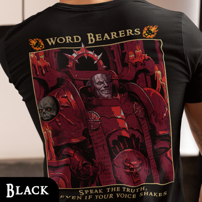 Word Bearers - Speak The Truth | Back Print T-Shirt