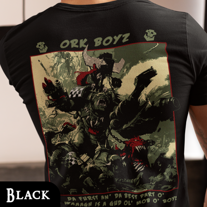 Ork Boyz - WAAAGH | Back Print T-shirt