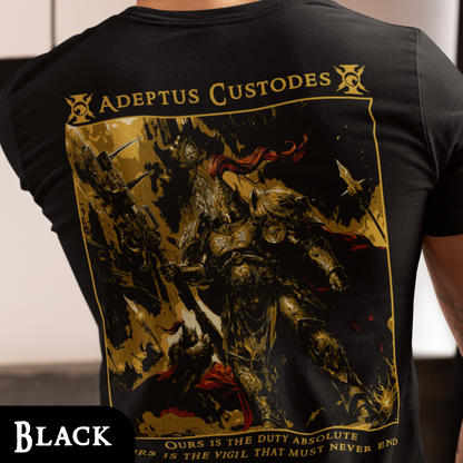 Adeptus Custodes - Warhammer40k | Back Print T-Shirt