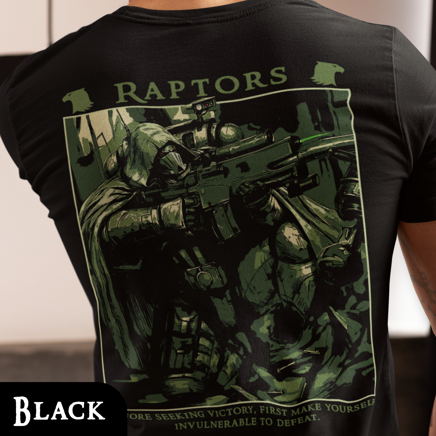 Raptos - Warhammer 40k | Back Print T-Shirt