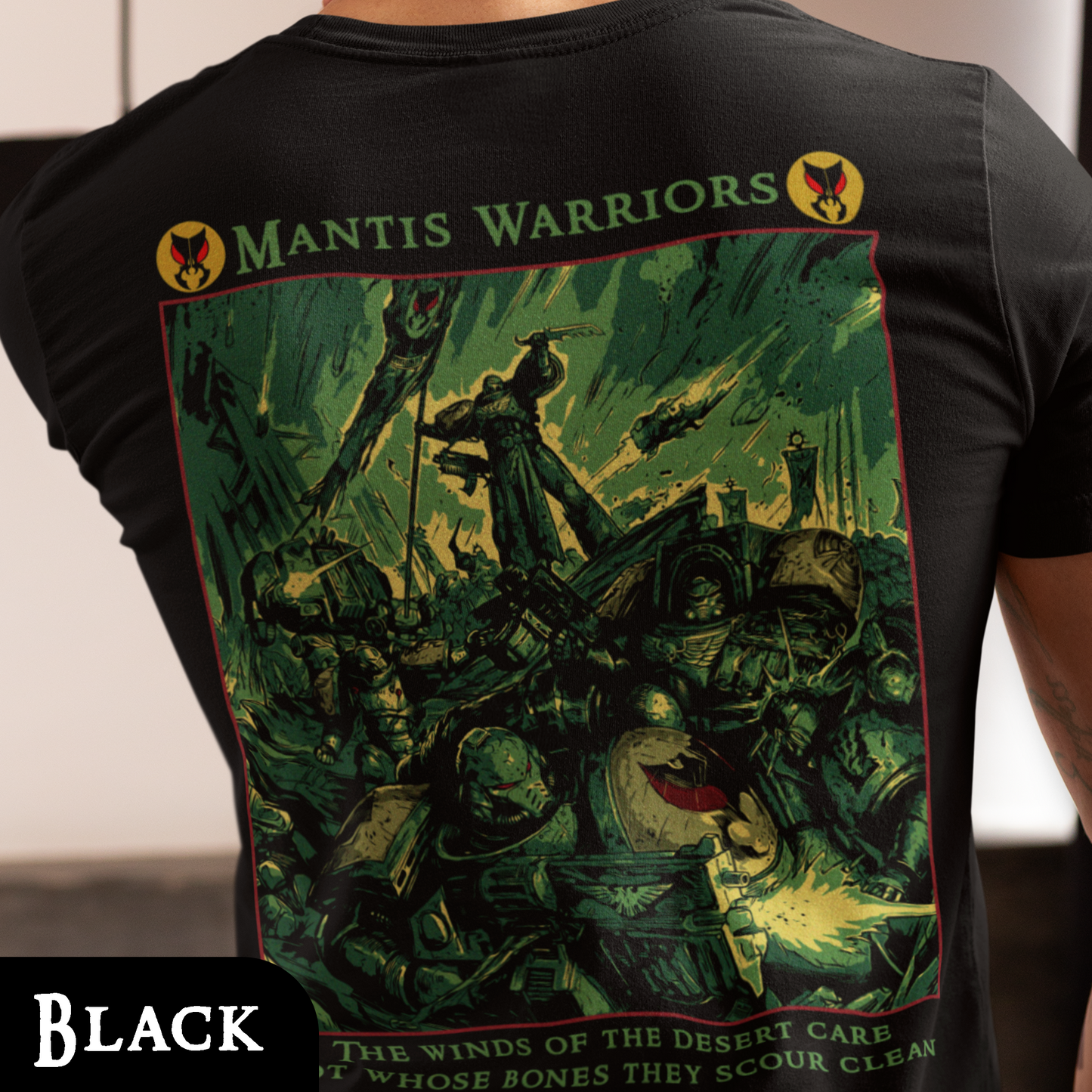 Mantis Warriors - Warhammer 40k | Back Print T-Shirt