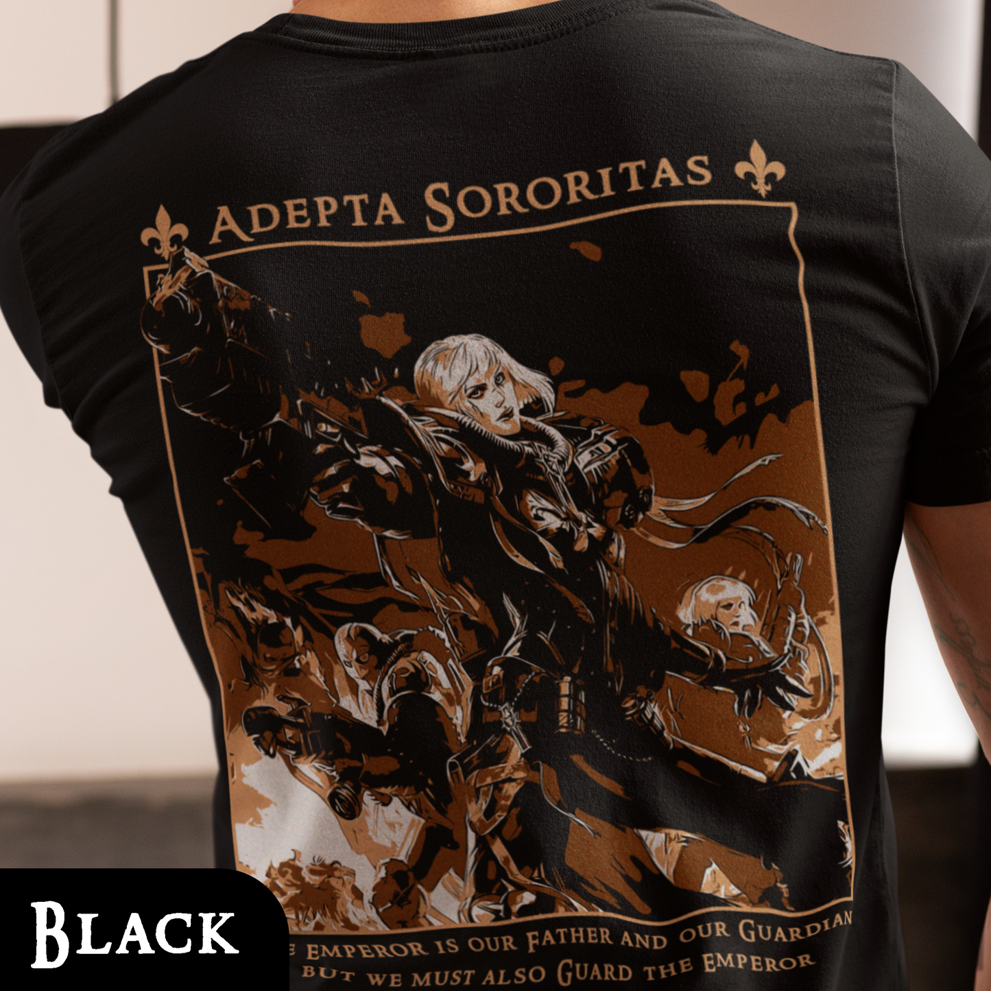 Adepta Sororitas - Sister Of Battle | Back Print T-Shirt