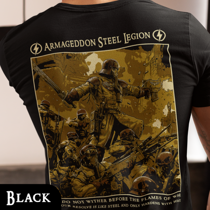 Armageddon Steel Legion | Back Print T-Shirt
