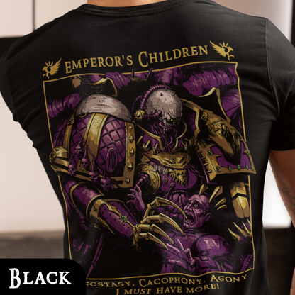Emperor's Children - Chaos Marine | Back Print T-Shirt