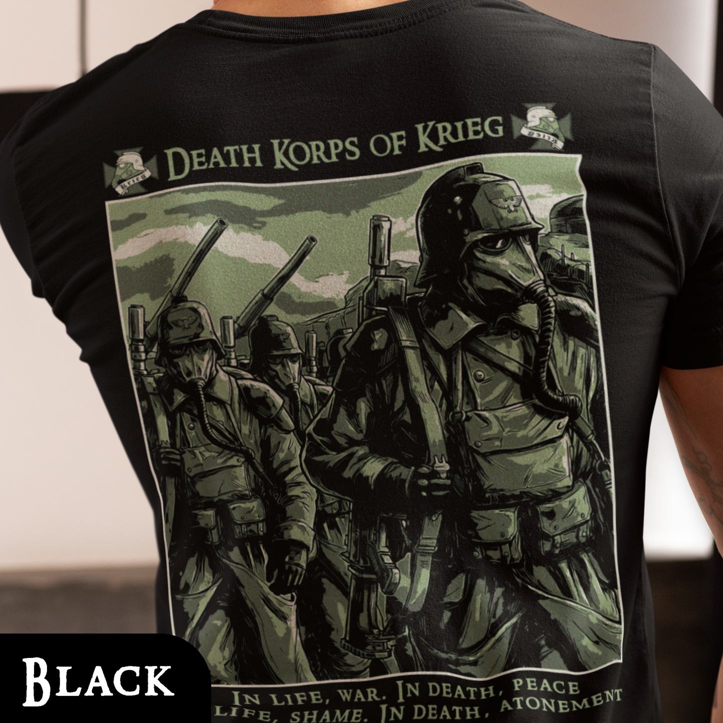 Death Korps of Krieg - Astra Militarum | Back Print T-Shirt