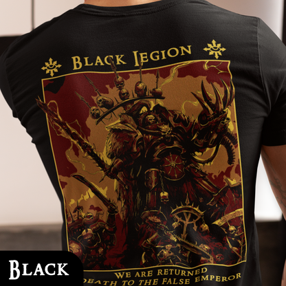 Black Legion - Warhammer 40k | Back Print T-Shirt
