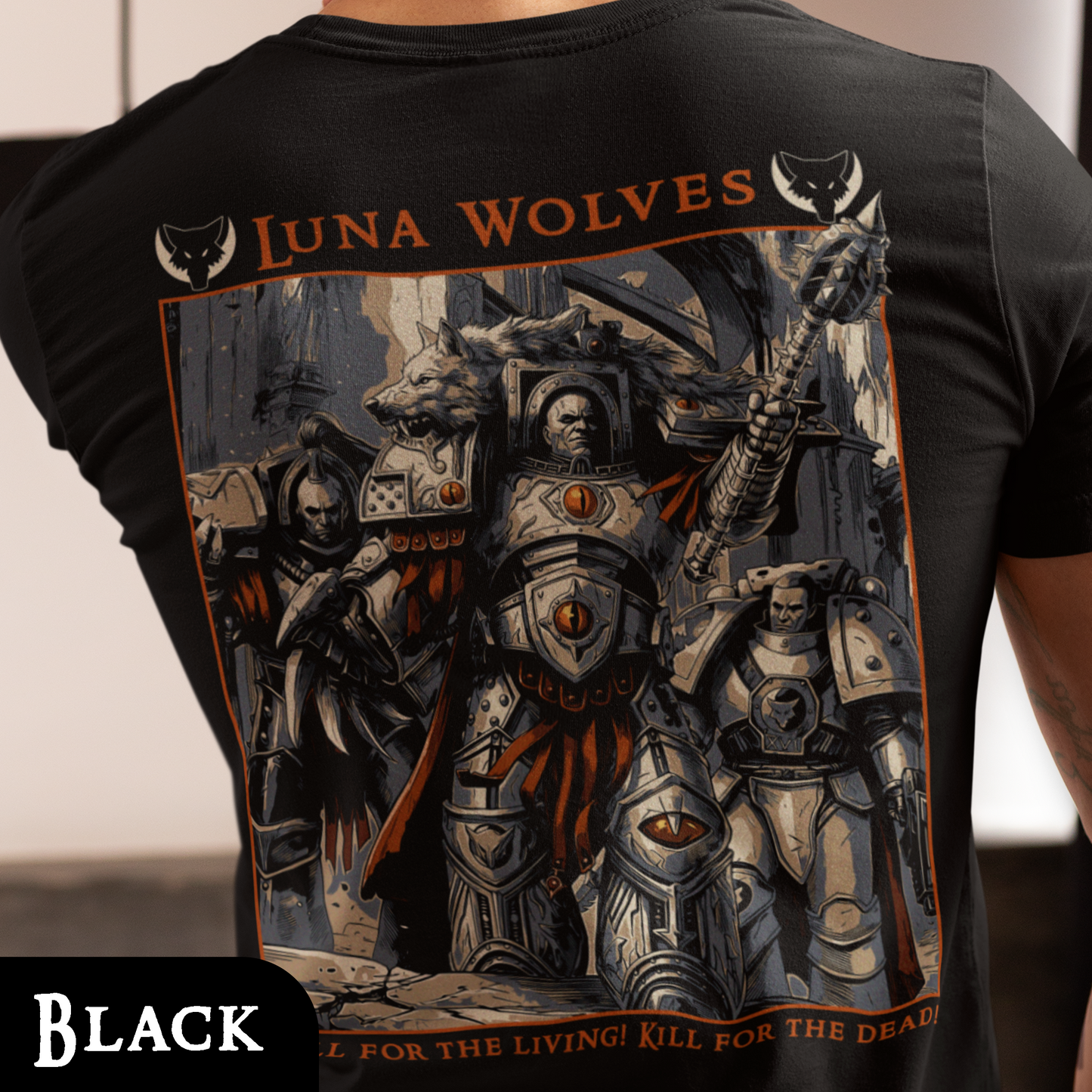 Luna Wolves - Warhammer 40k | Back Print T-Shirt