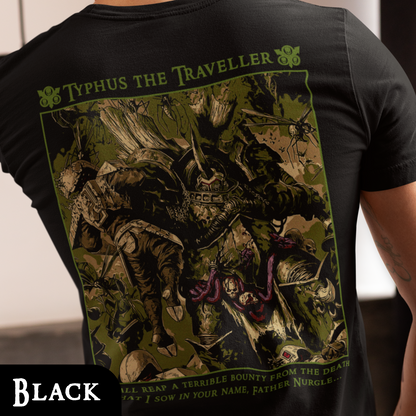 Typhus The Traveller - Death Guard | Back Print T-Shirt