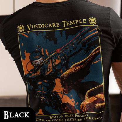 Vindicare Temple - Officio Assassinorum | Back Print T-Shirt