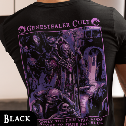 Genestealer Cult - True Star Gods | Back Print T-Shirt
