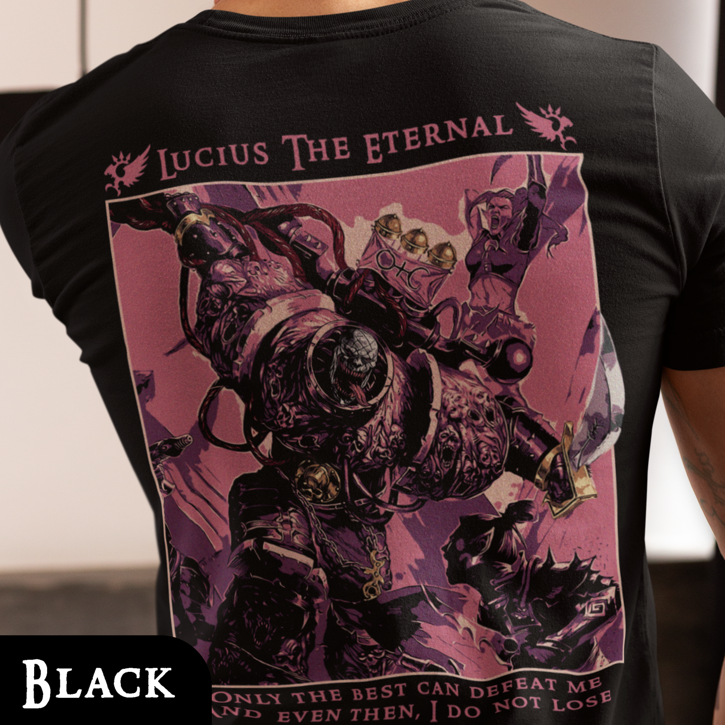 Lucius The Eternal - Emperor's Children | Back Print T-Shirt