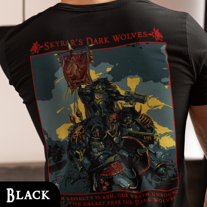 Skyrar's Dark Wolves | Back Print T-Shirt