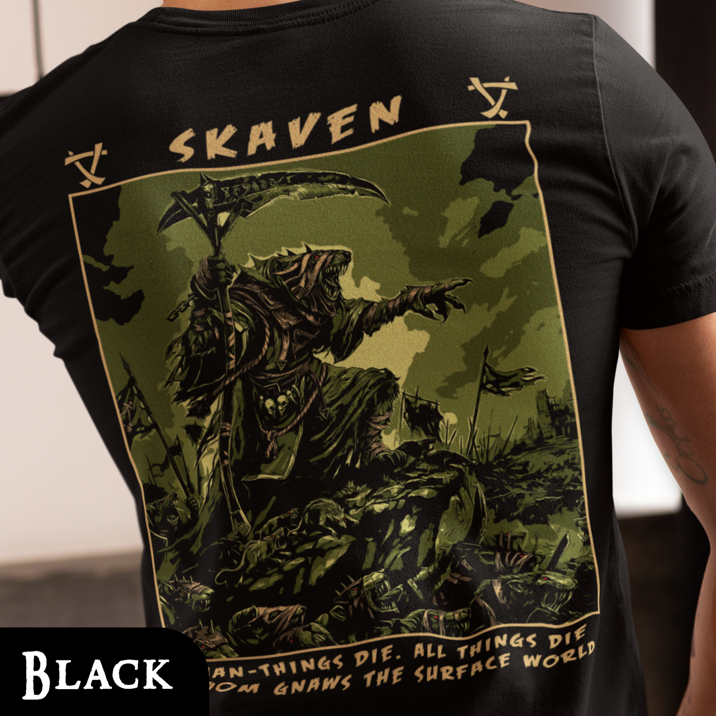 Skaven - Warhammer Fantasy | Back Print T-Shirt