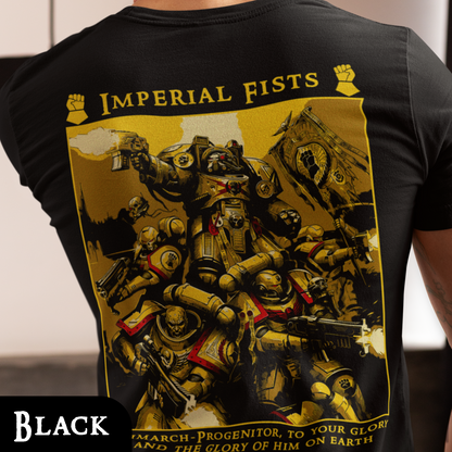 Imperial Fists - Warhammer 40k | Back Print T-Shirt