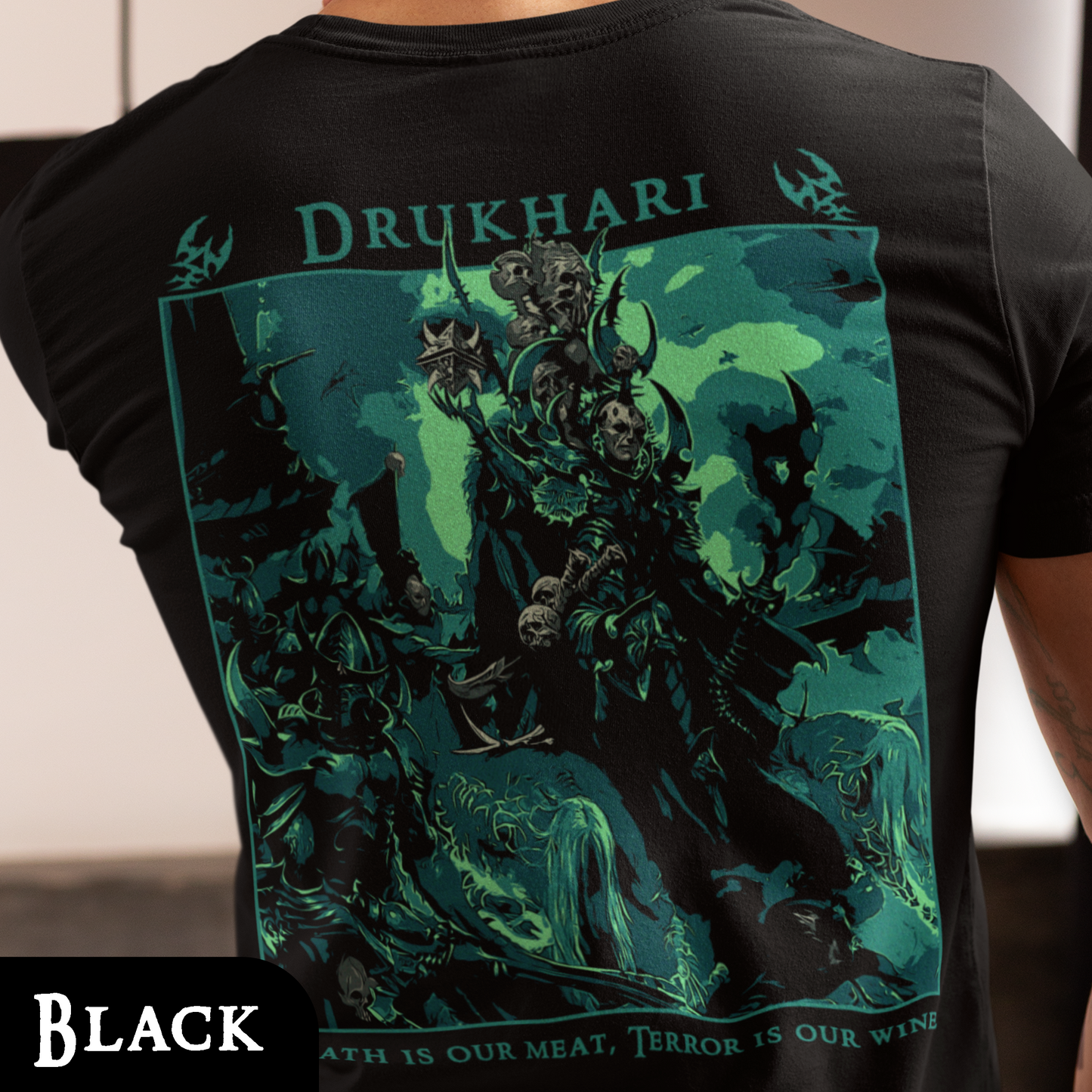 Drukhari - Warhammer 40k | Back Print T-Shirt
