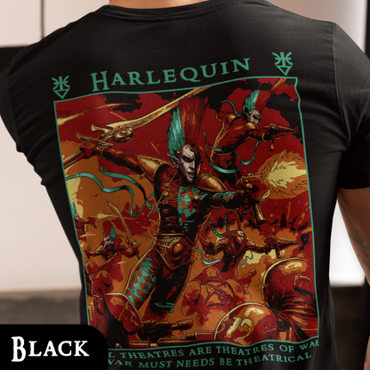 Harlequin - Warhammer 40k | Back Print T-Shirt