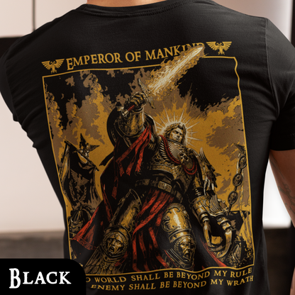 Emperor of Mankind - Warhammer40k | Back Print T-Shirt