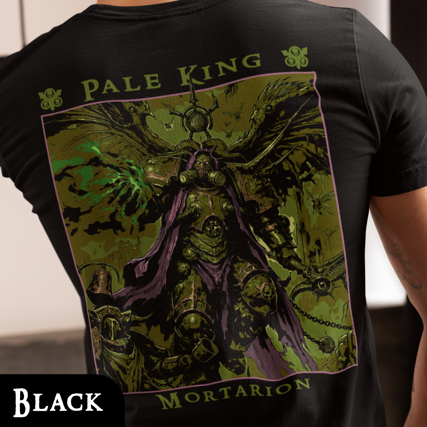 Mortarion - Pale King | Back Print T-shirt