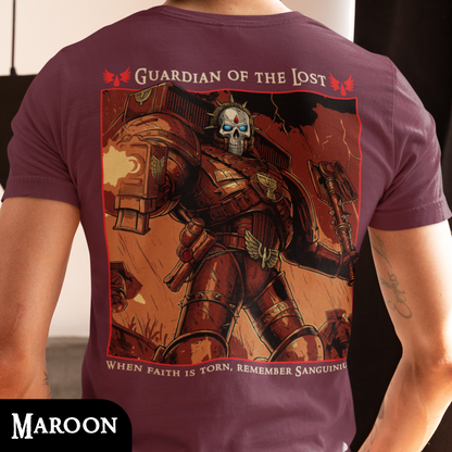 Chaplain Lemartes - Blood Angels | Back Print T-Shirt