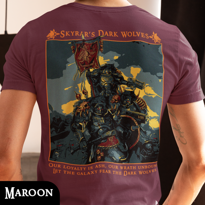 Skyrar's Dark Wolves | Back Print T-Shirt