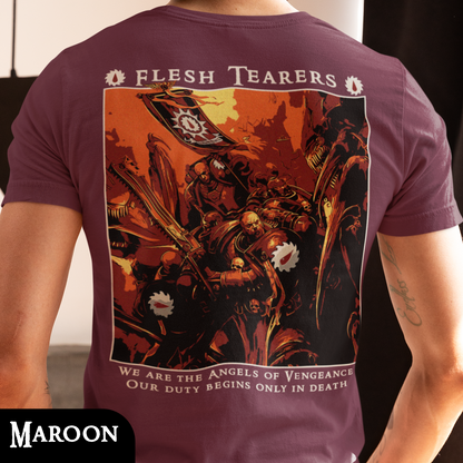 Flesh Tearers - Warhammer 40k | Back Print T-Shirt