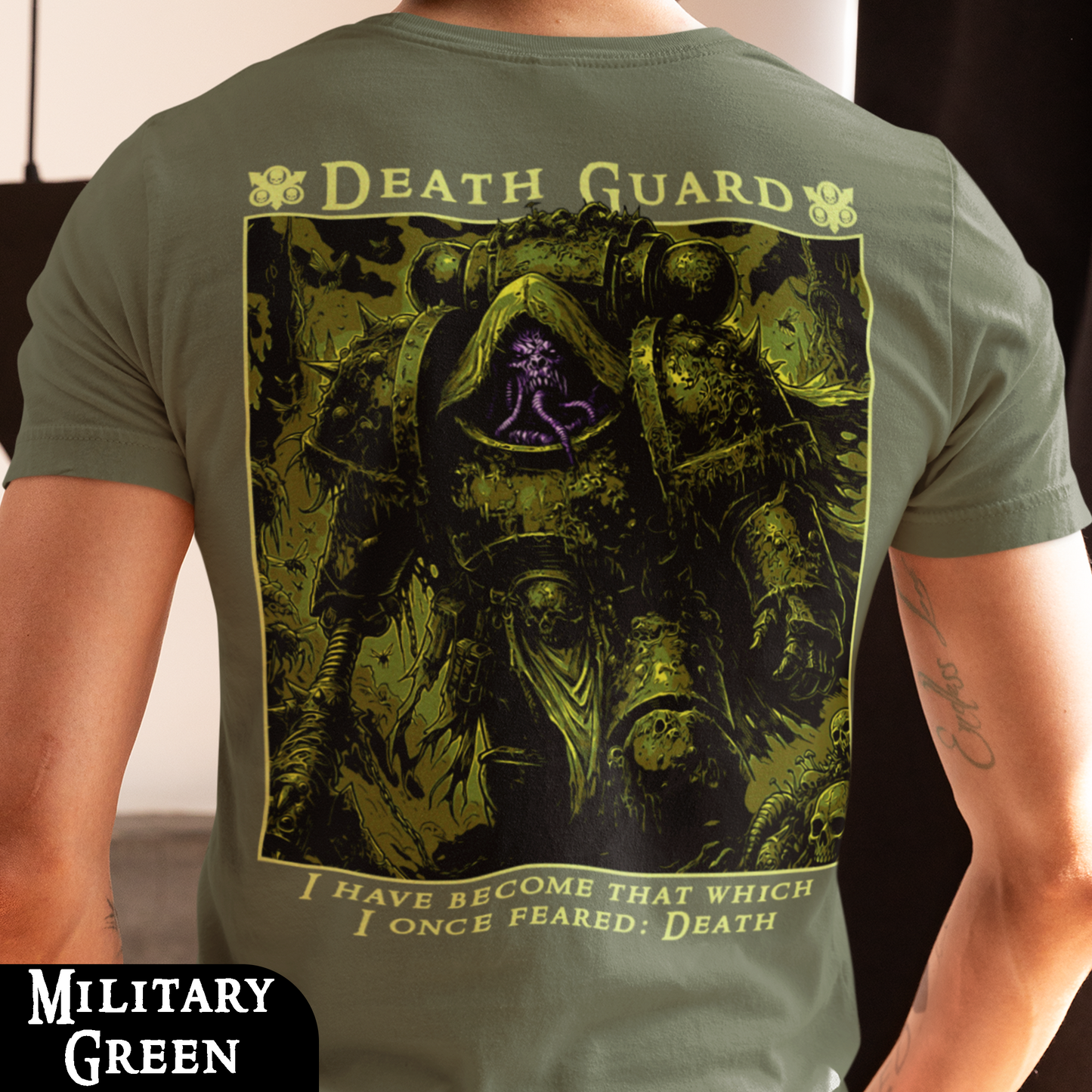 Death Guard - I Once Feared: Death | Back Print T-Shirt